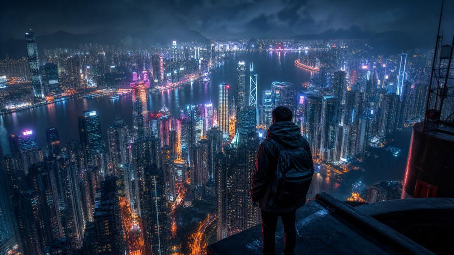 探花视频教程：城市夜景摄影后期处理